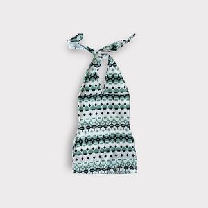 Halter neck mini dress